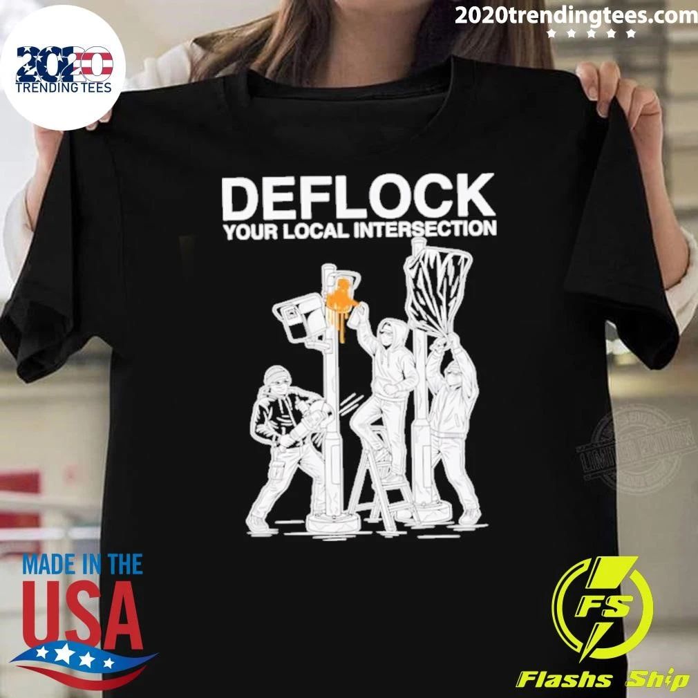 Deflock Your Local Intersection Surveillance Shirt