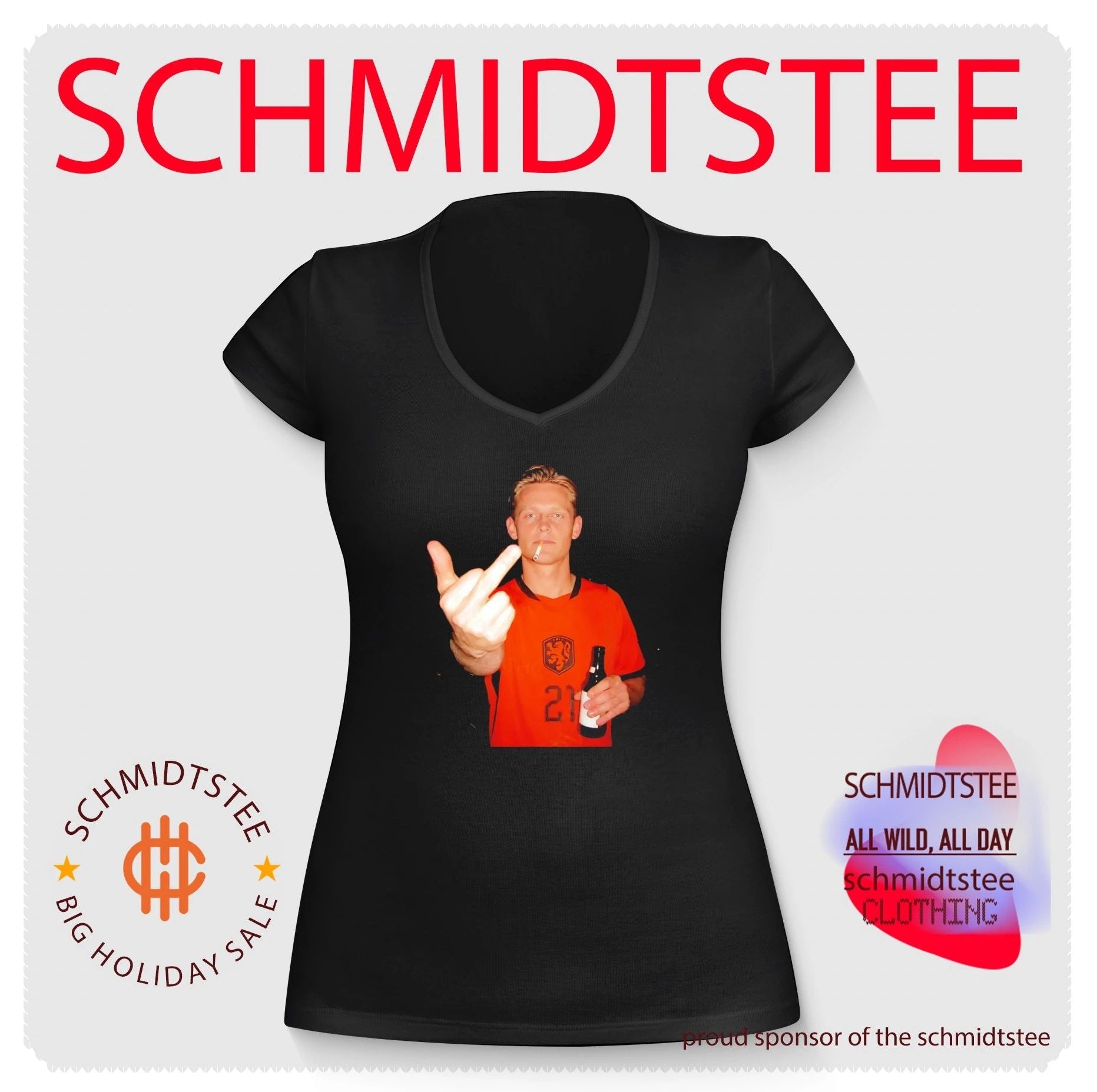Frenkie de Jong Netherlands National Football Team middle finger shirt