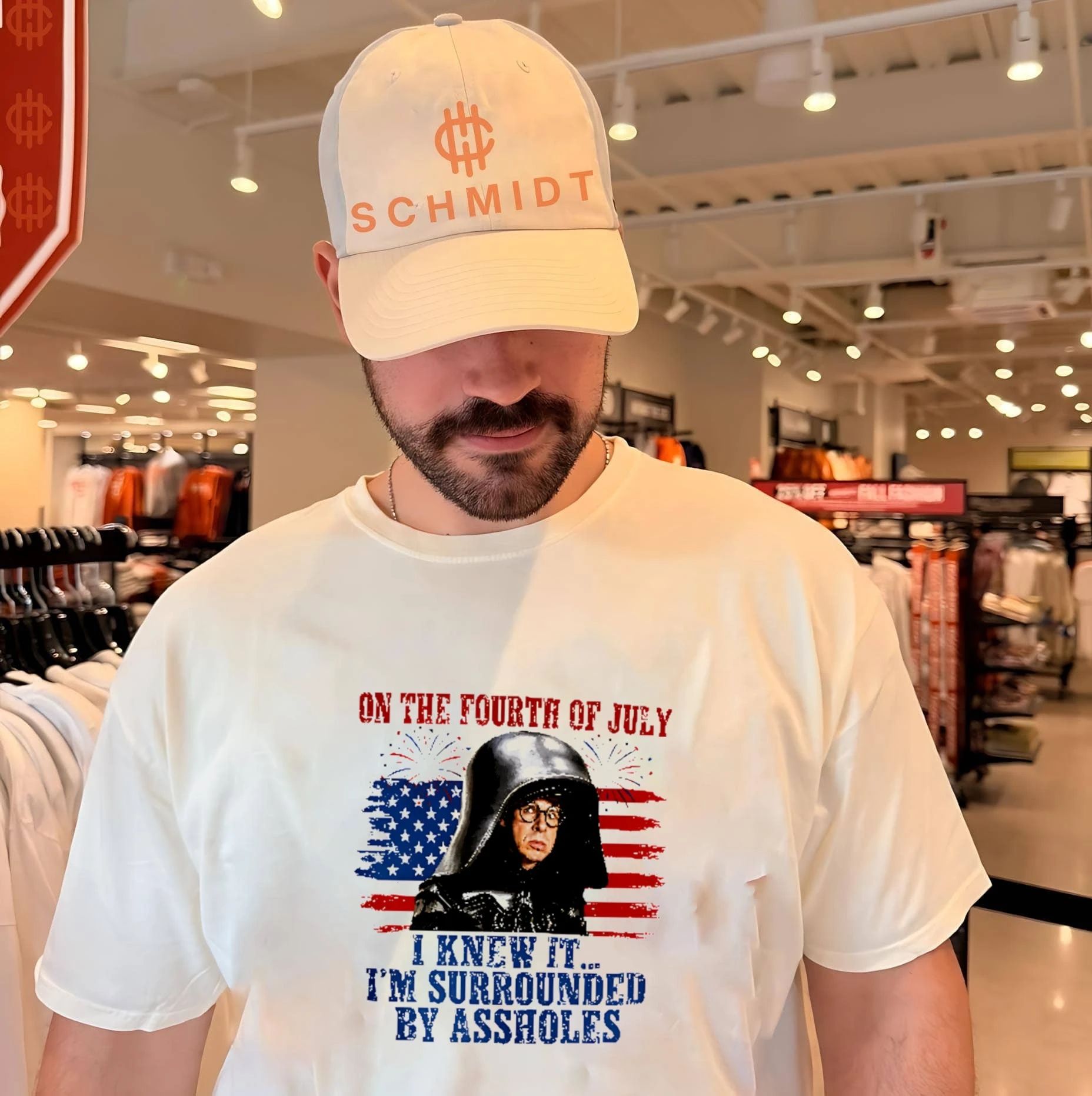 Dark Helmet Spaceballs I Knew It I’m Surrounded By Assholes 4th Of July shirt