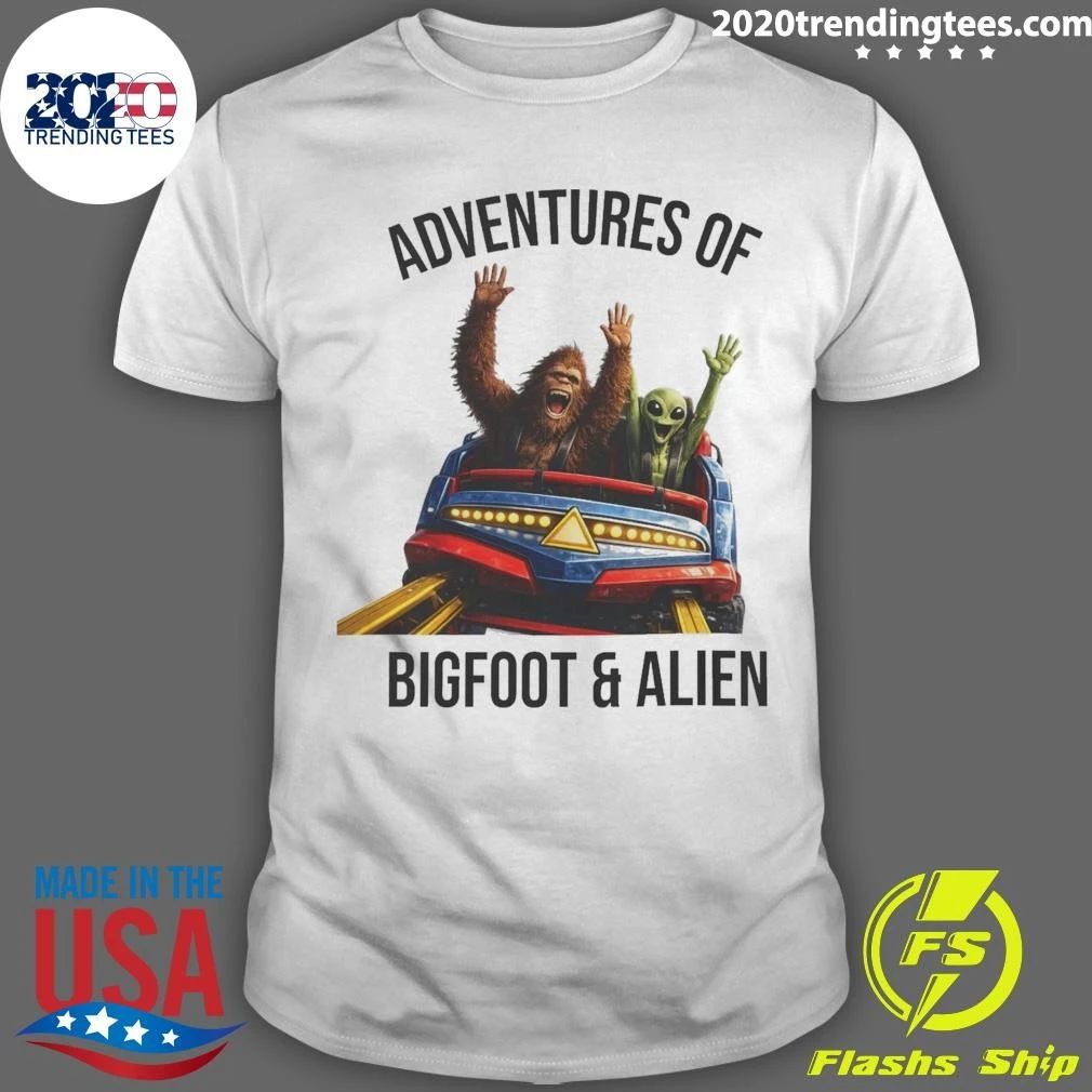 Adventures of Bigfoot & Alien Shirt