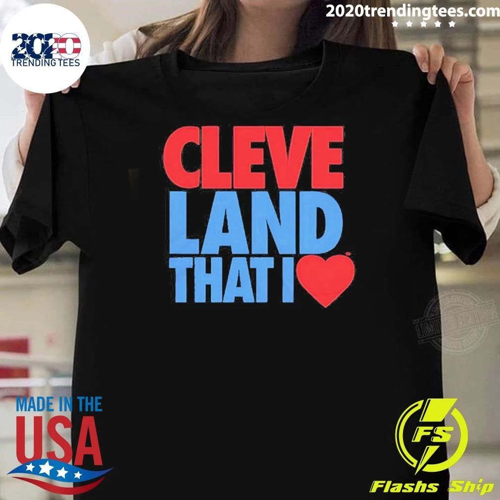 Navy Cleveland That I Love Shirt