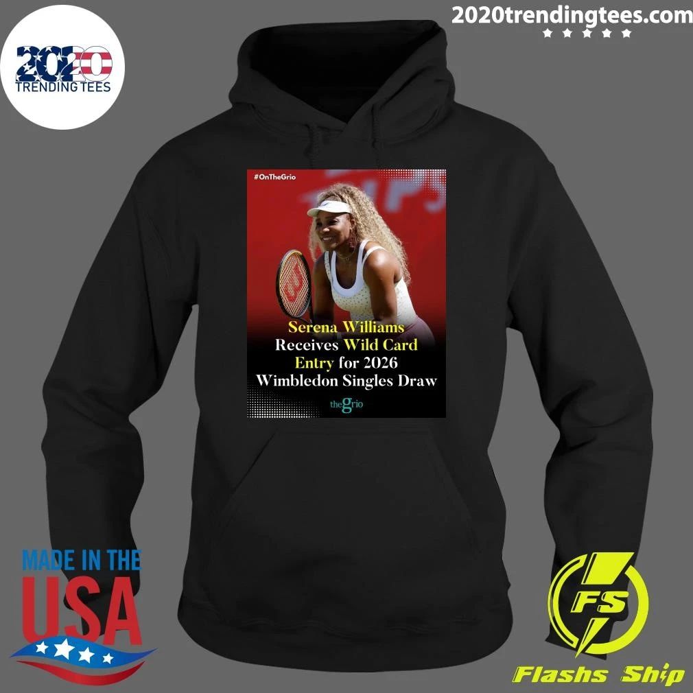 Serena Williams Receives Wild Card Entry for 2026 Wimbledon Singles Draw Shirt