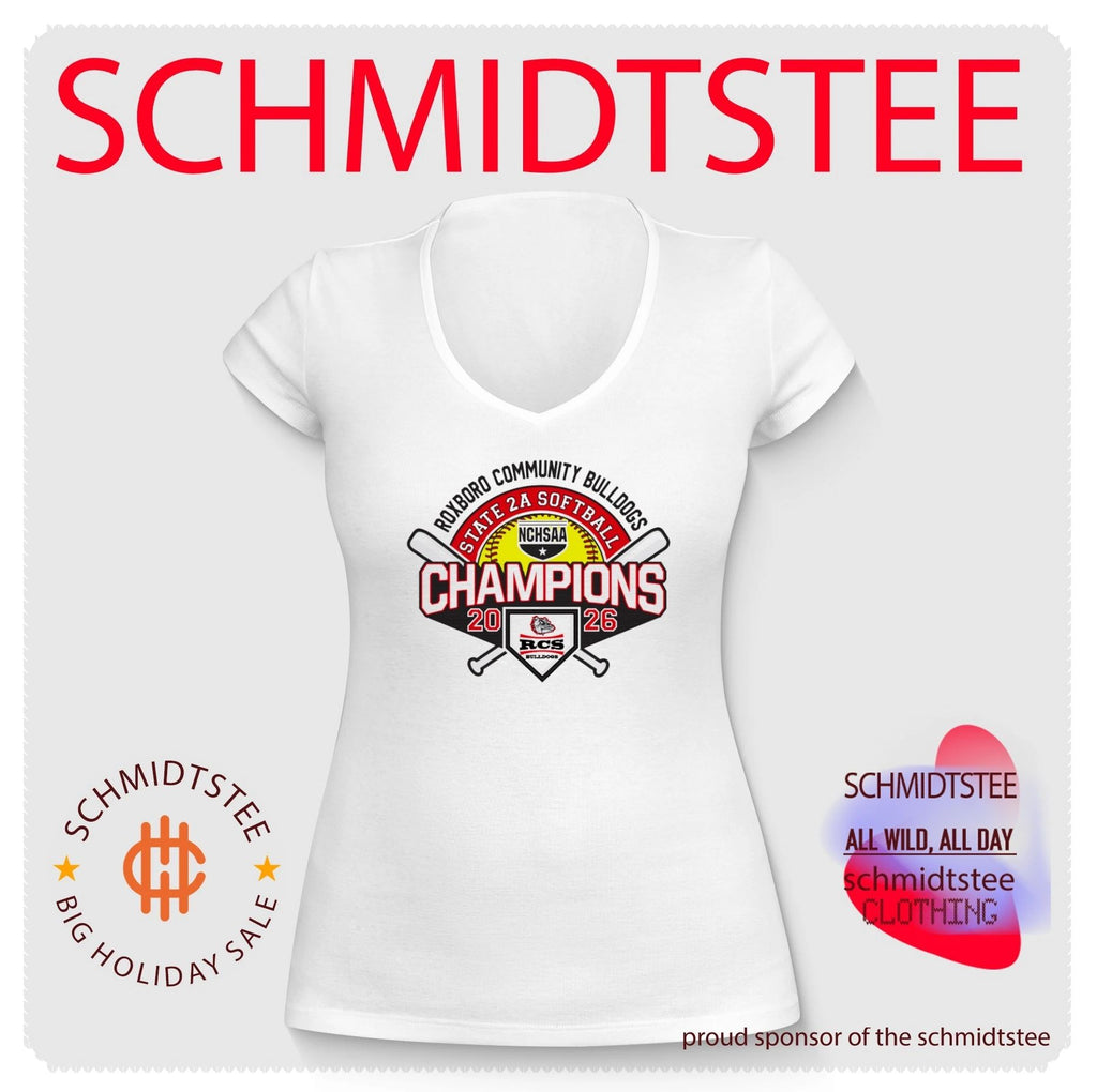 Roxboro Community Bulldogs 2026 NCHSAA State 5A Softball Champions shirt