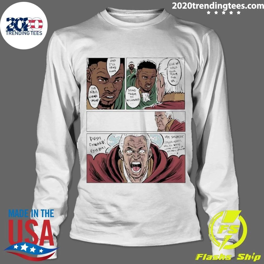 Milwaukee Bucks Giannis Antetokounmpo To Miami Pat Riley Shirt