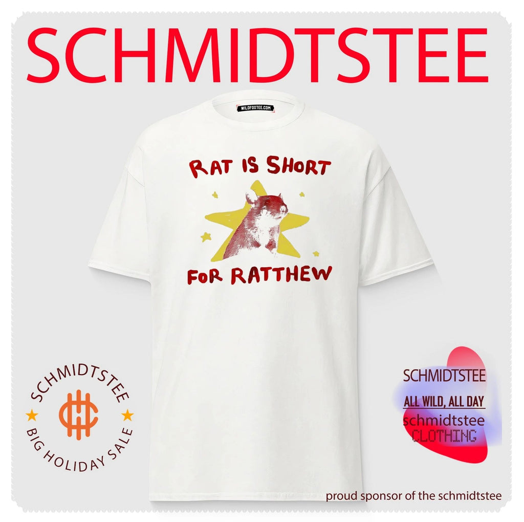 Rat Is Short for Ratthew rodent humor shirt