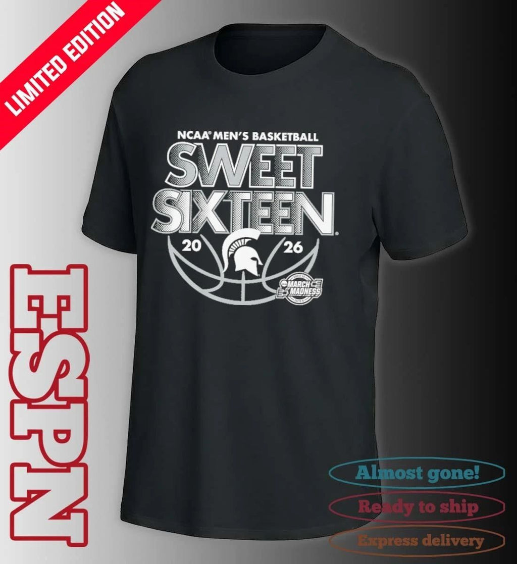 Sweet Sixteen 2026 Michigan State NCAA Men’s Basketball Shirt