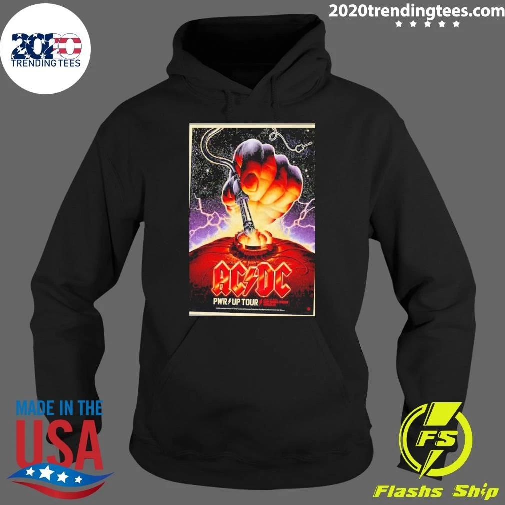 Acdc Madison Wi Event Poster Pwr Up Tour 2026 At Camp Randall Stadium In Madison Wi On July 19 2026 Shirt