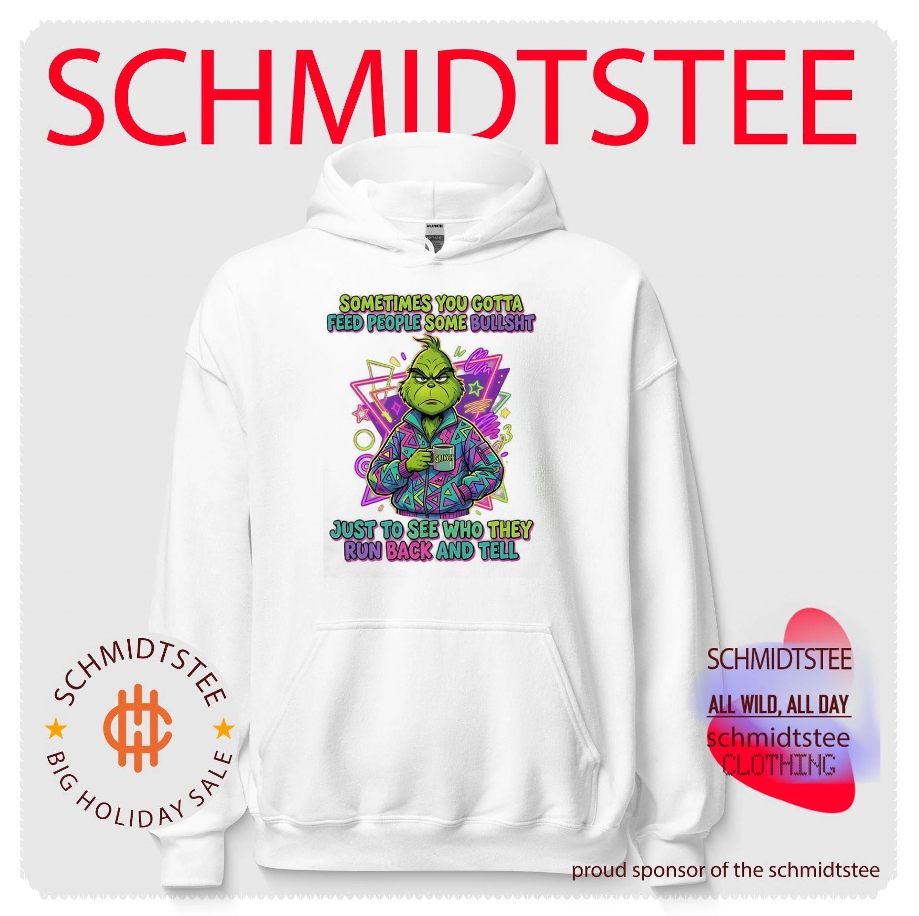 Sometimes you gotta feed people some bullshit just to see Grinch shirt