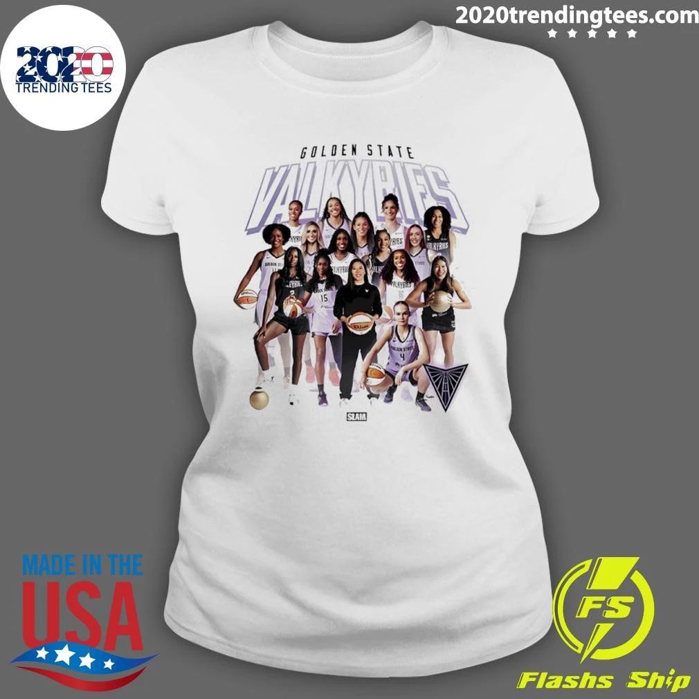 Golden State Valkyries Slam Wnba Basketball San Francisco Ca 2026 Shirt