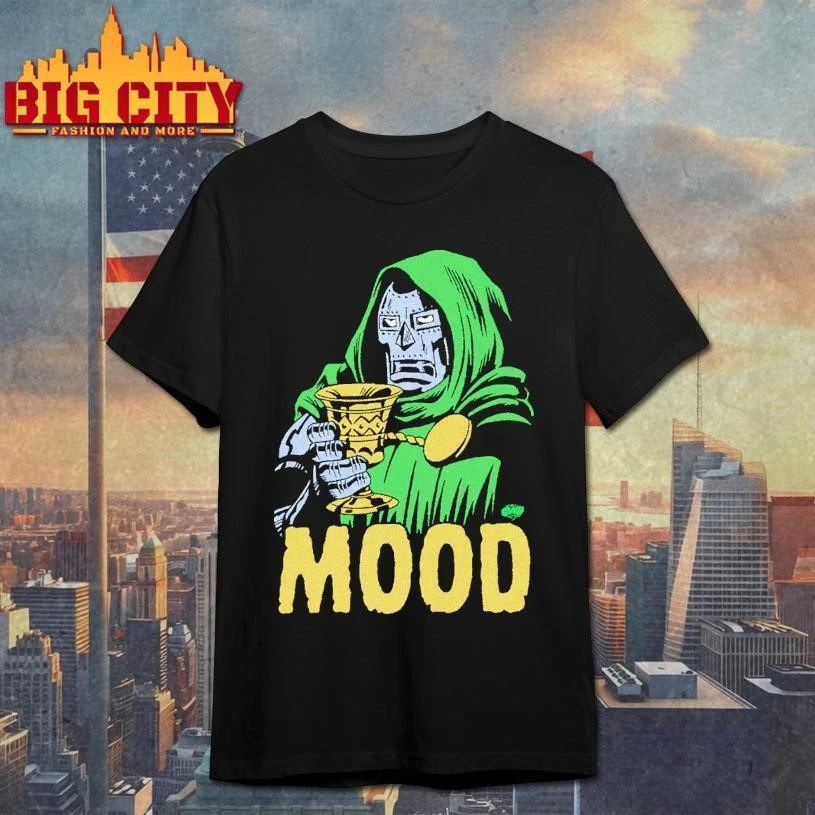 MF DOOM Mood Drinking Chalice Vintage Hip Hop Graphic T shirt