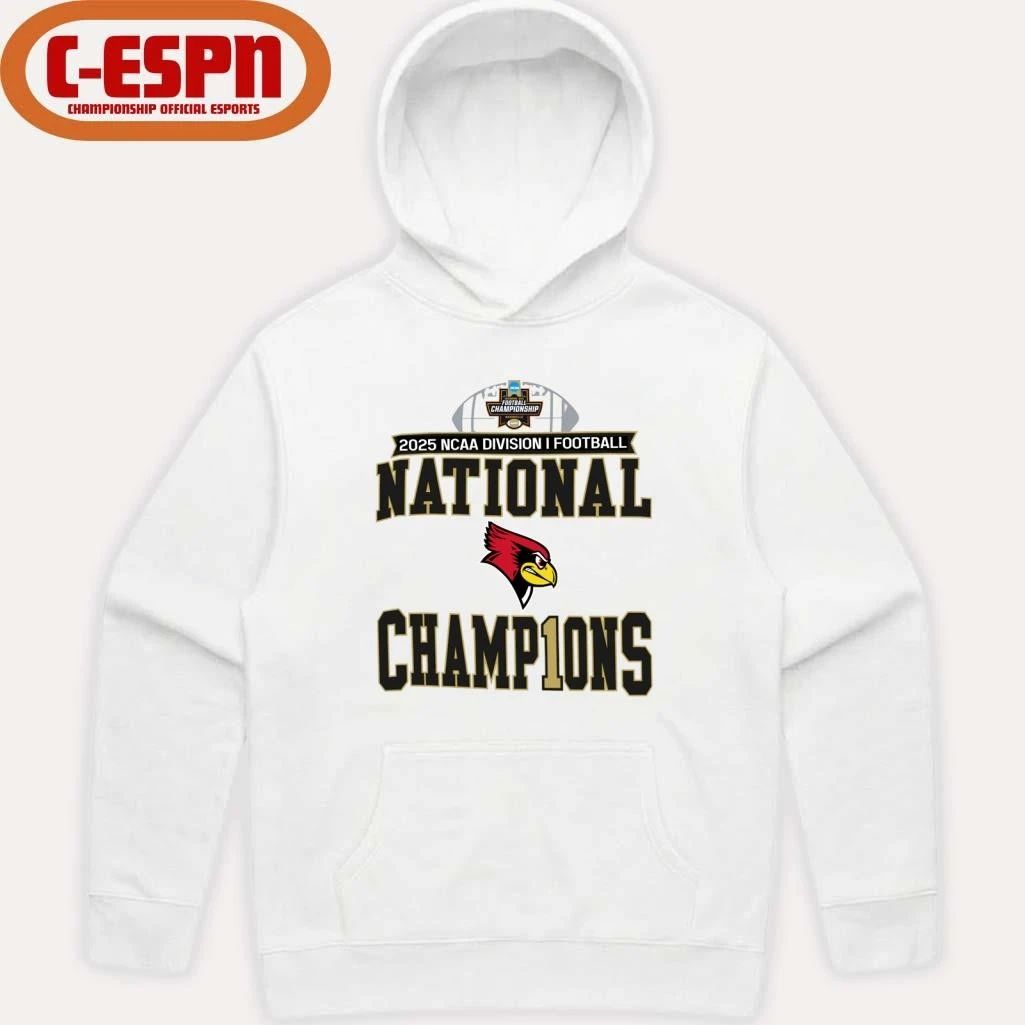 Illinois State Redbirds 2025 NCAA DI Football National Champions Locker Room T-Shirt