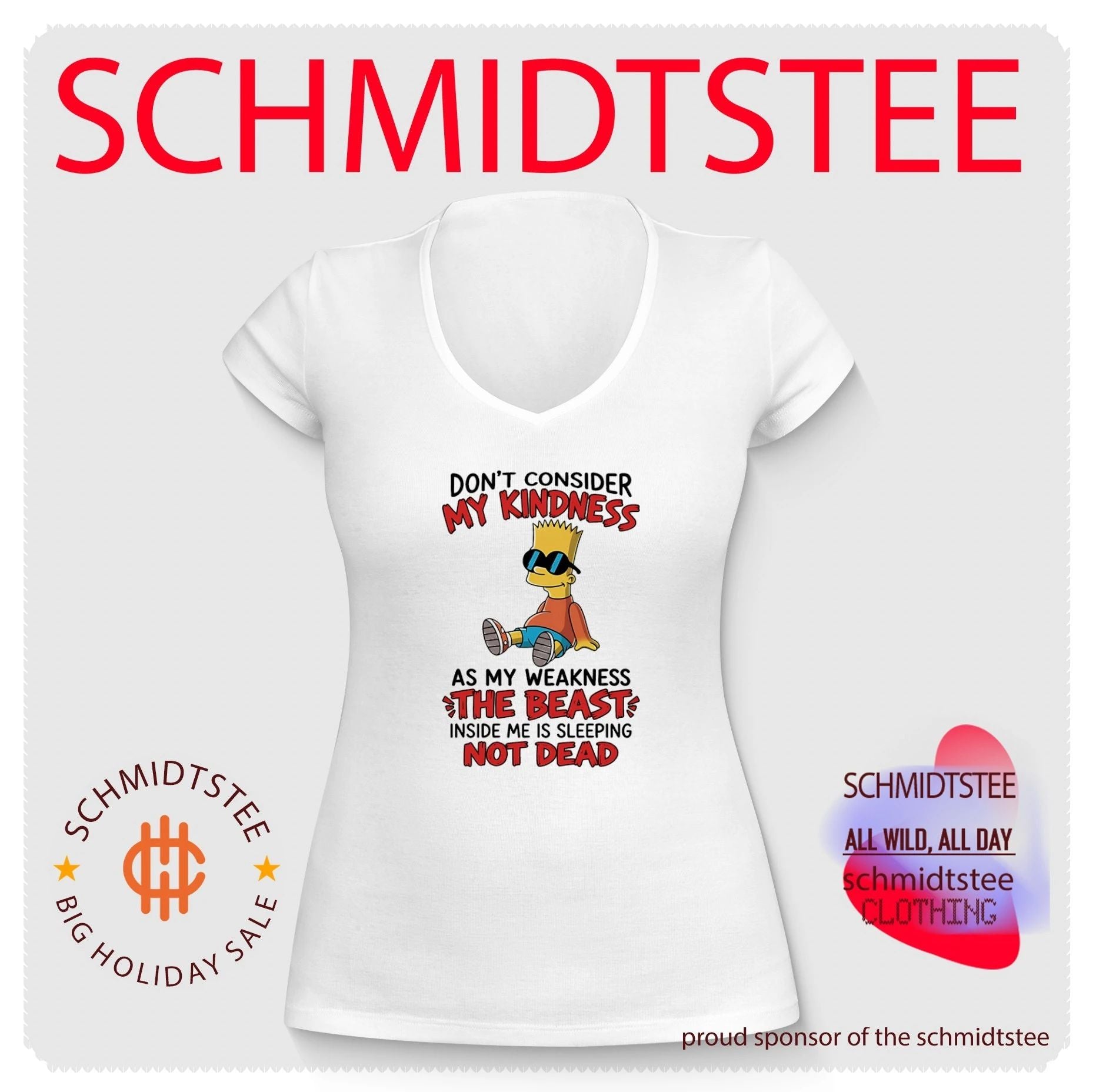 Don’t consider my kindness as my weakness the beast Bart Simpson shirt