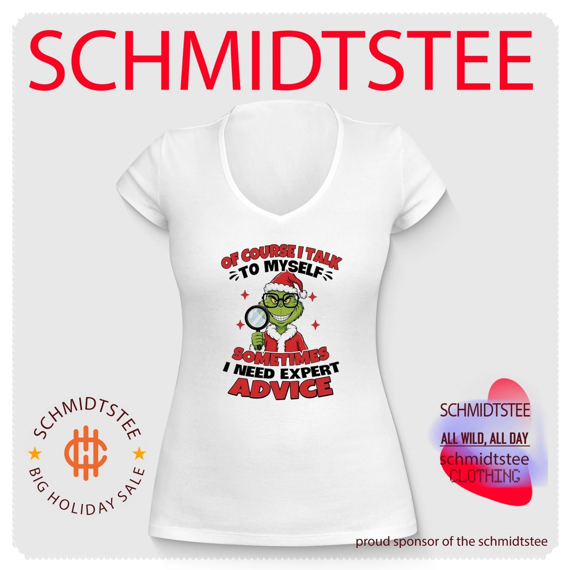 Of course I talk to myself sometimes I need expert advice Grinch shirt