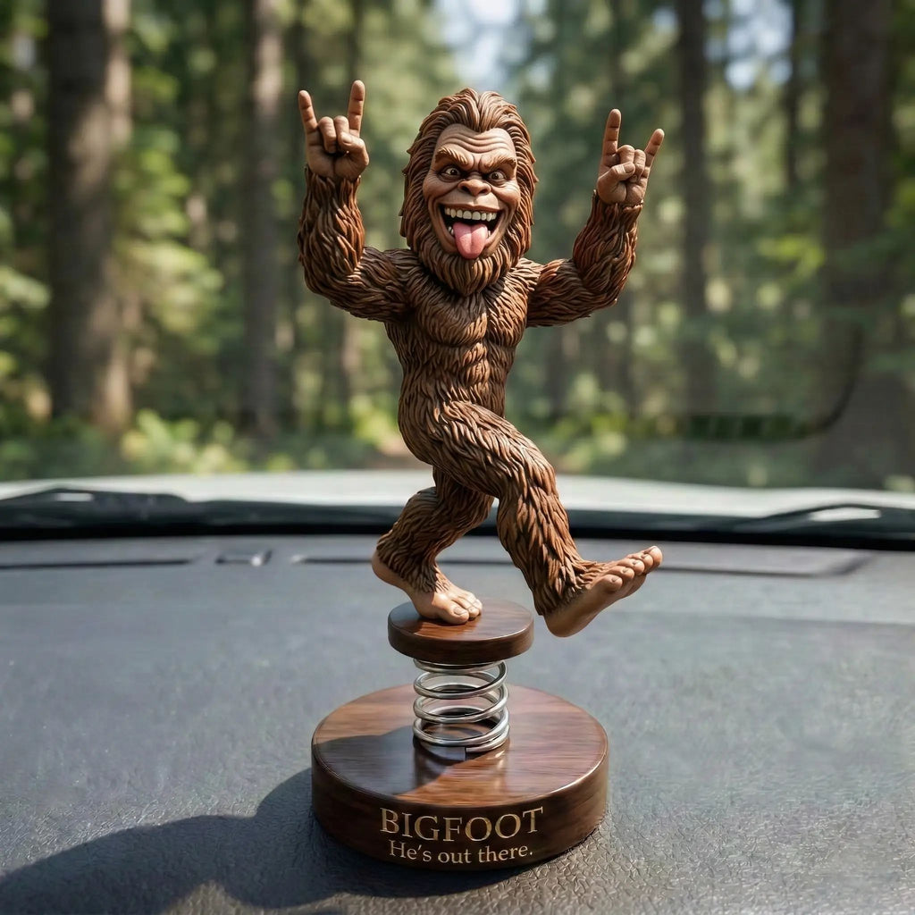 Bigfoot Rocker Pose ‘He’s Out There’ Bobblehead