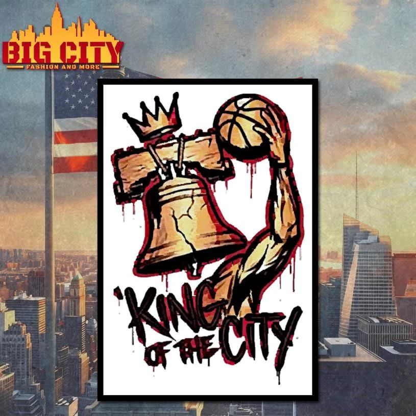 King Of The City Philadelphia Liberty Bell Basketball Shirt