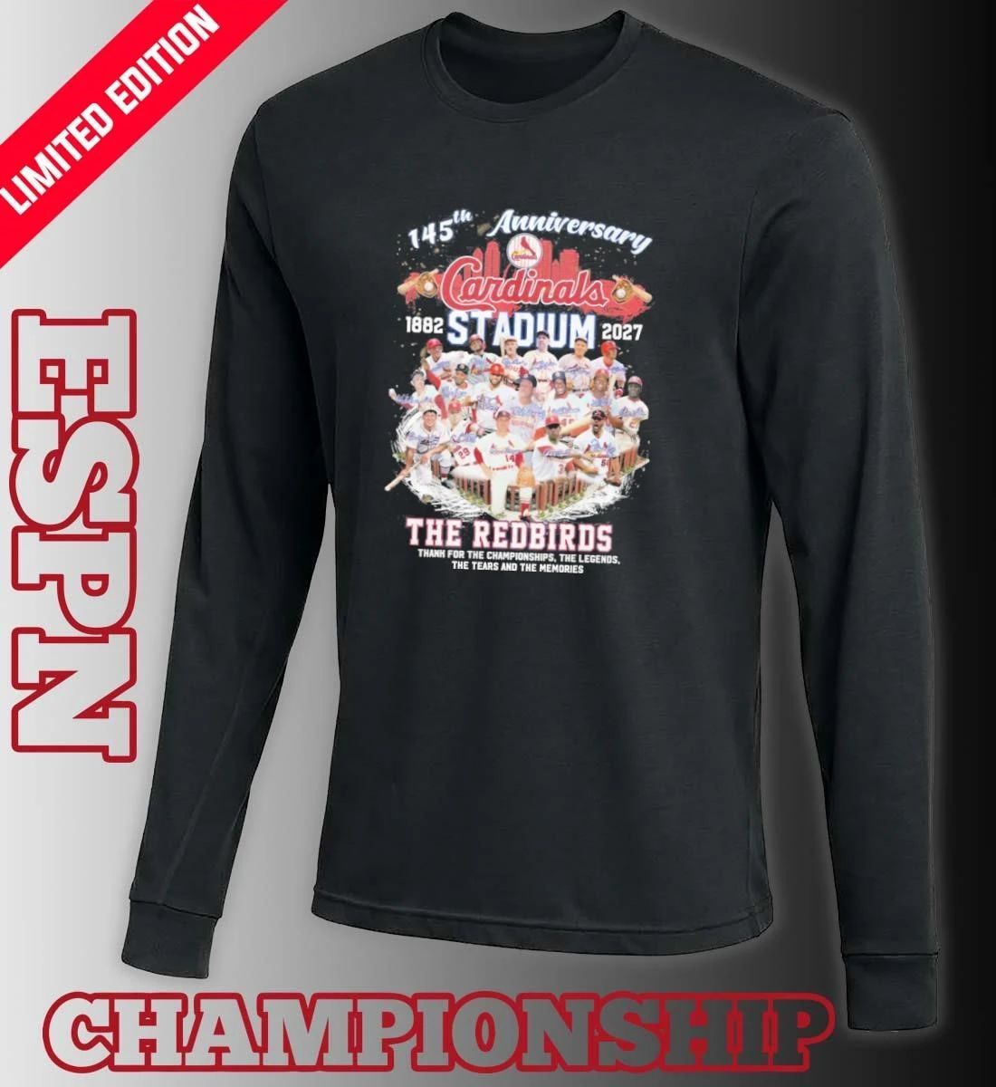 145th Anniversary 1882-2027 St Louis Cardinals The Redbirds Shirt