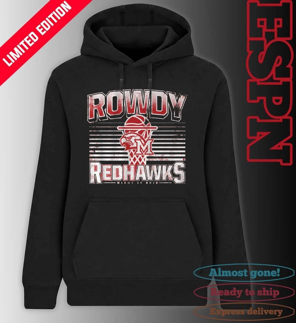 Miami RedHawks Basketball Rowdy RedHawks Shirt