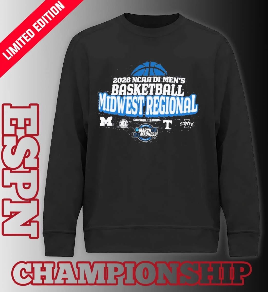 2026 NCAA DI Men’s Basketball Tournament Sweet Sixteen – Chicago, IL Shirt