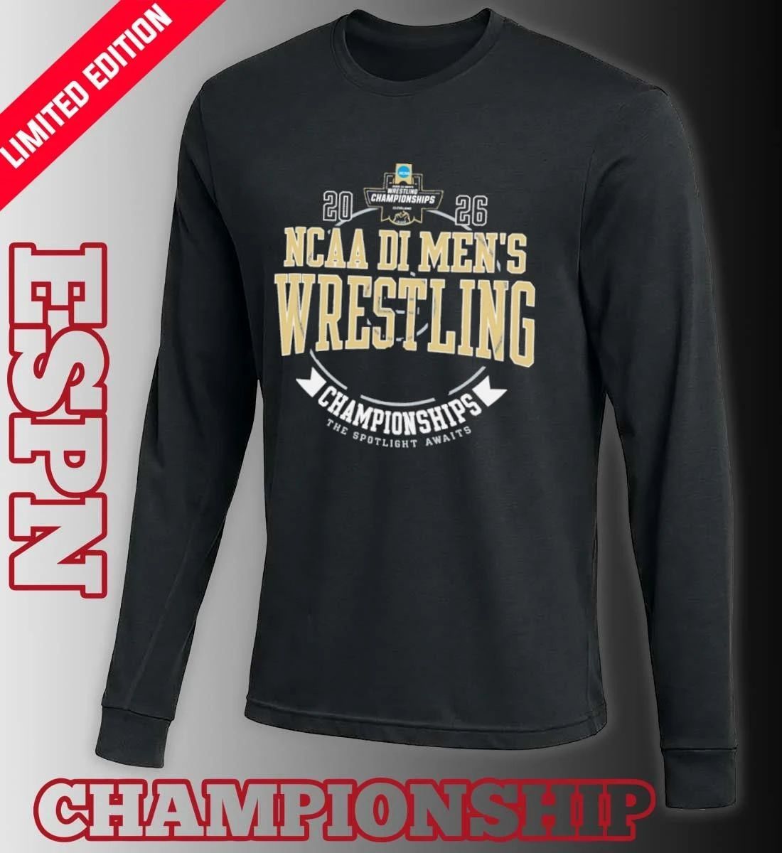 2026 NCAA DI Wrestling Championships Cleveland – The Spotlight Awaits Shirt