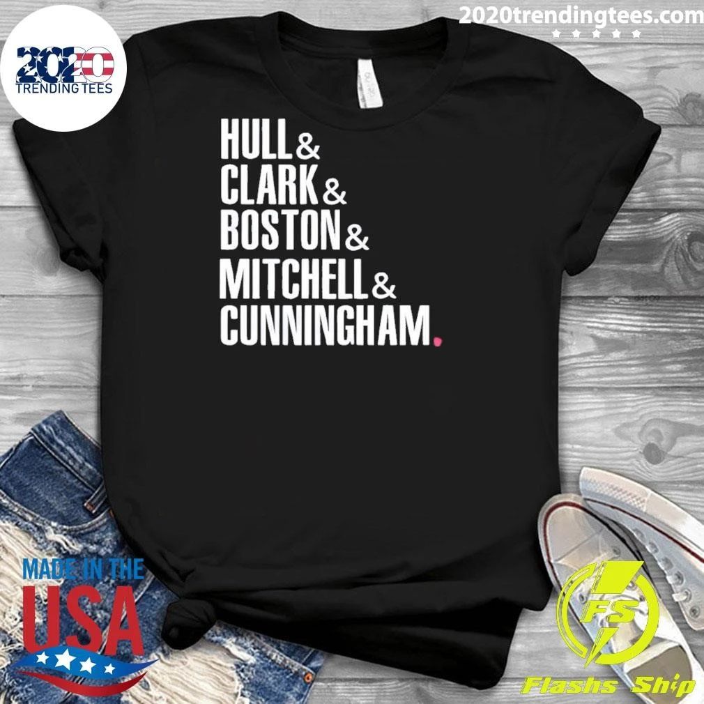 Hull Clark Boston Mitchell Cunningham Indiana Fever Basketball Wnba 2026 Shirt
