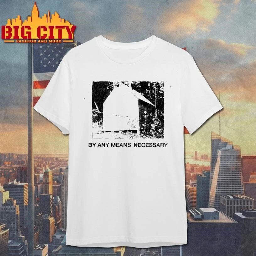 By Any Means Necessary Unabomber Cabin Forest Vintage Heavy Cotton Shirt