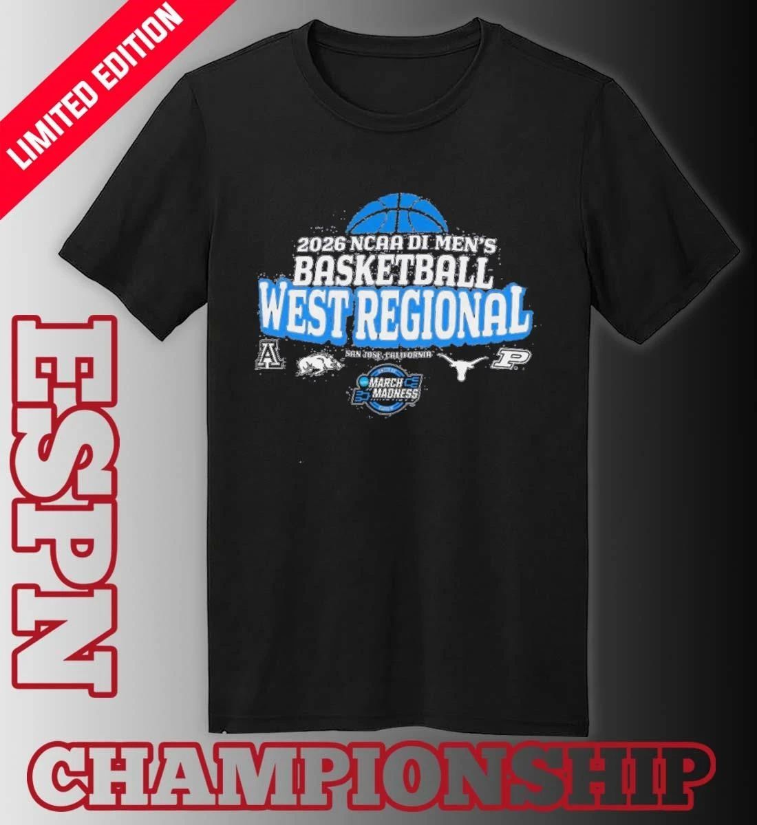 2026 NCAA DI Men’s Basketball Tournament Sweet Sixteen – San Jose, CA Shirt