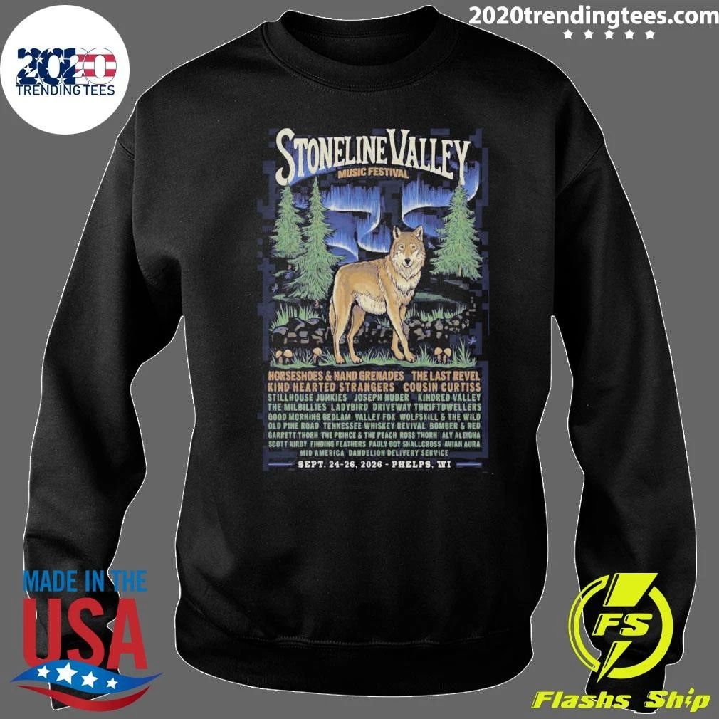 Stoneline Valley Music Festival Phelps WI September 24-26, 2026 Shirt