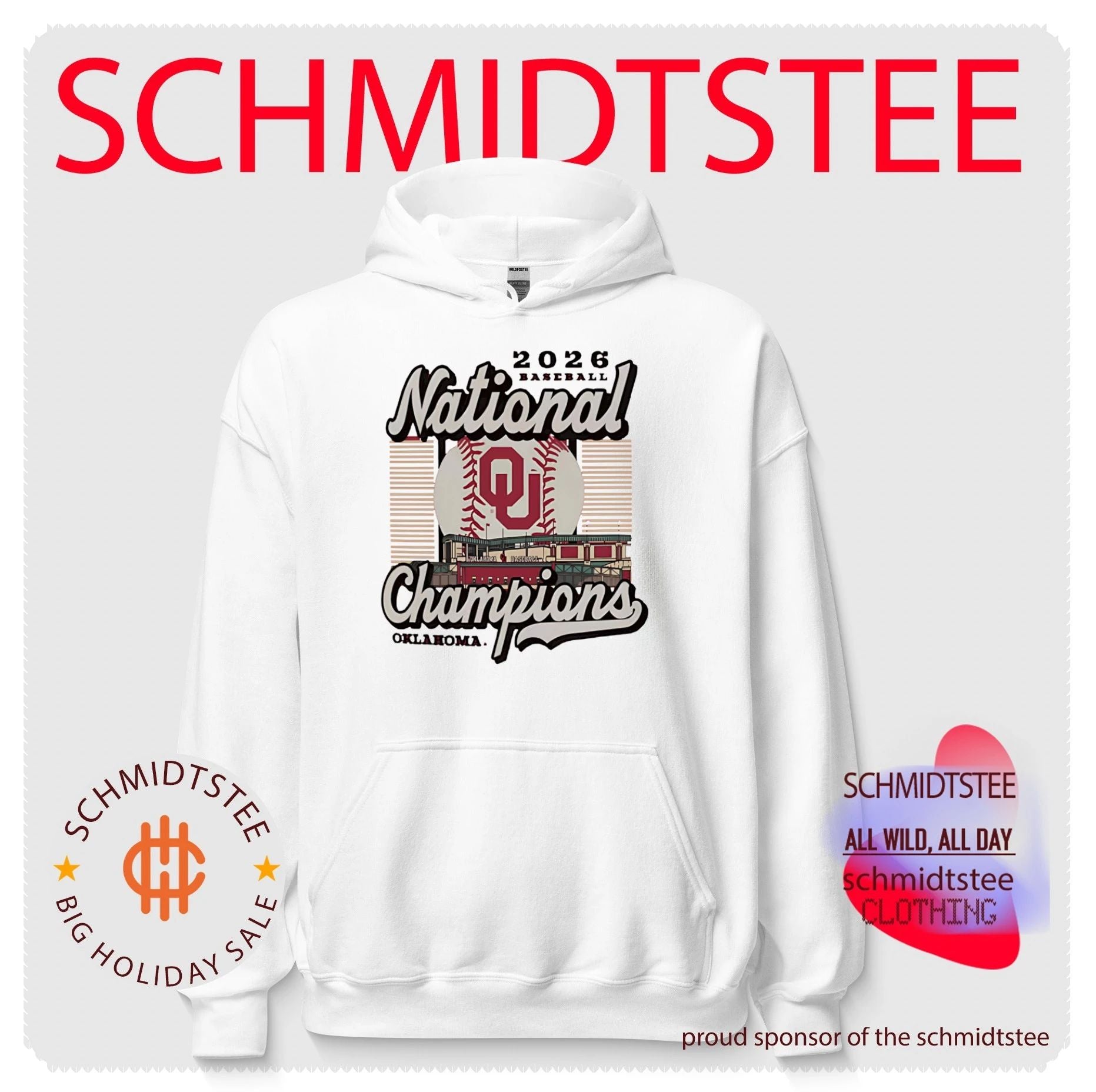 Oklahoma Sooners 2026 NCAA Baseball Men’s College World Series Champions Stadium shirt