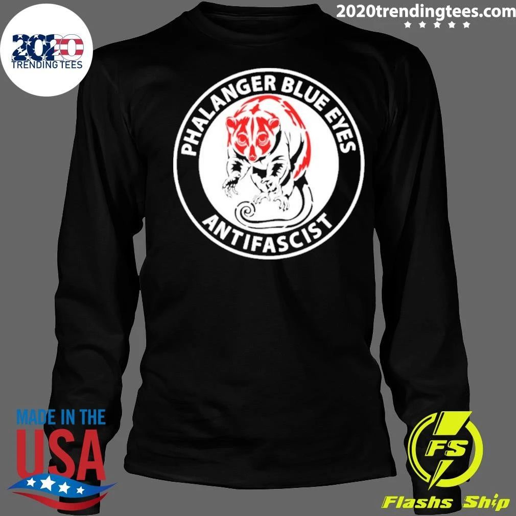 Phalanger Blue Eyes Antifascist Political Activism Shirt