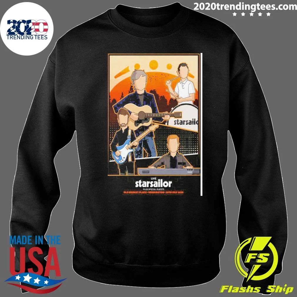 Starsailor July 25 2026 Old Market Place in Warrington Shirt