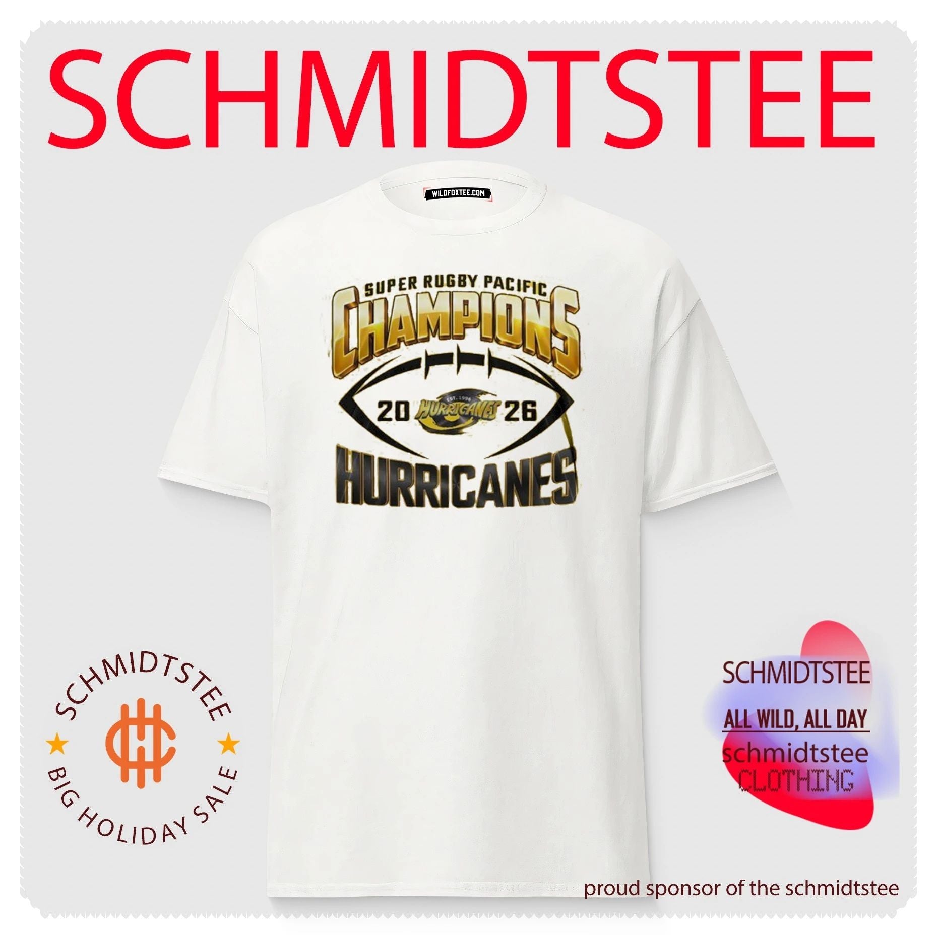 Hurricanes Super Rugby Pacific 2026 Champions Shirt