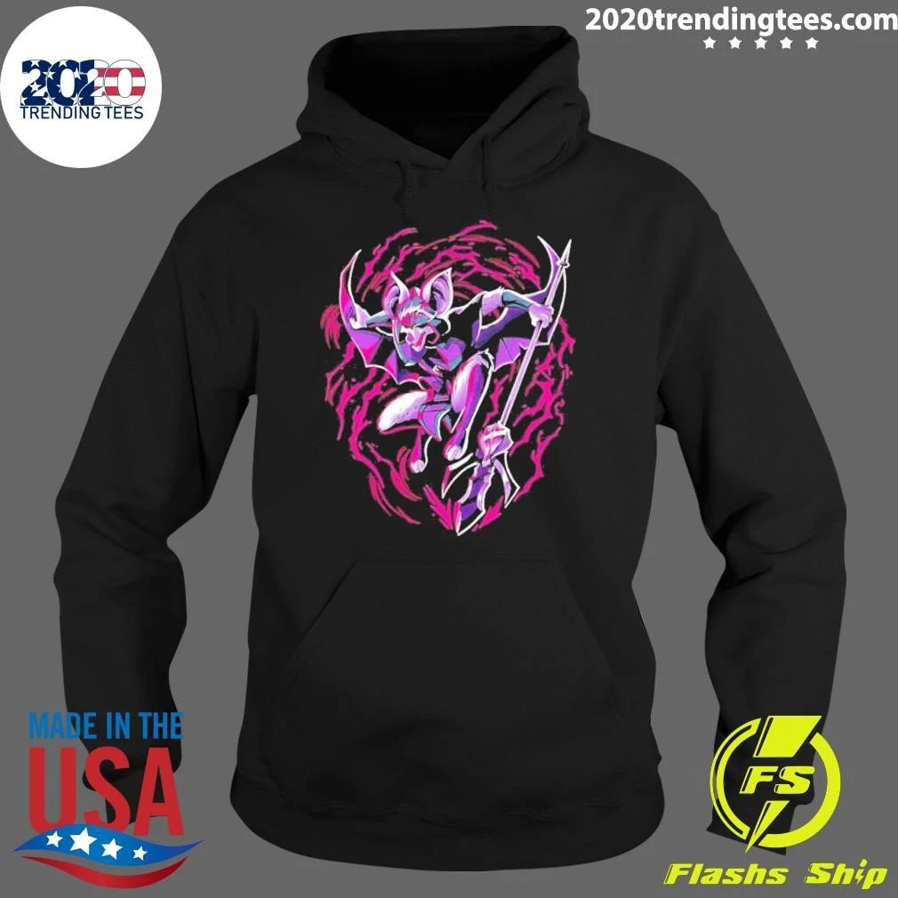 Thorne Bat Warrior With Spear Fantasy Shirt