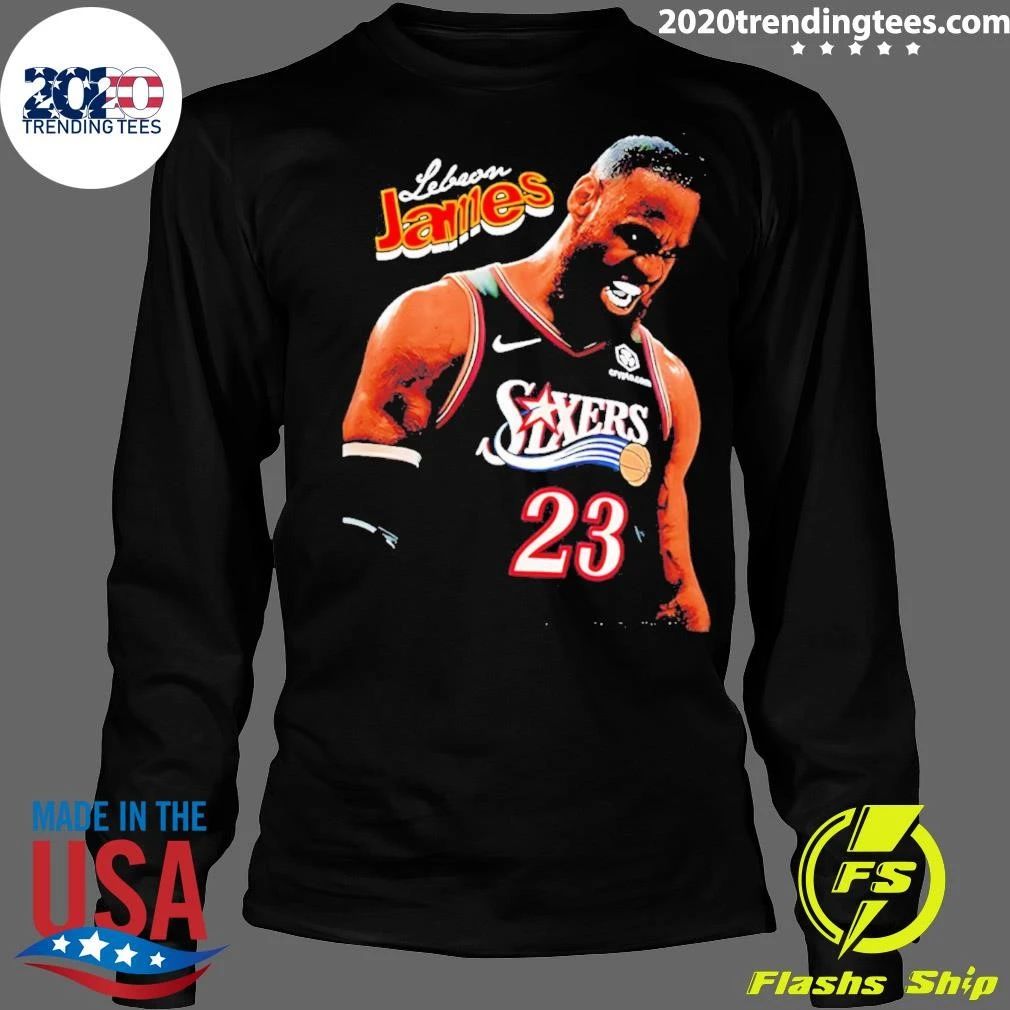Lebson James Philadelphia 76ers Scream Bootleg Shirt