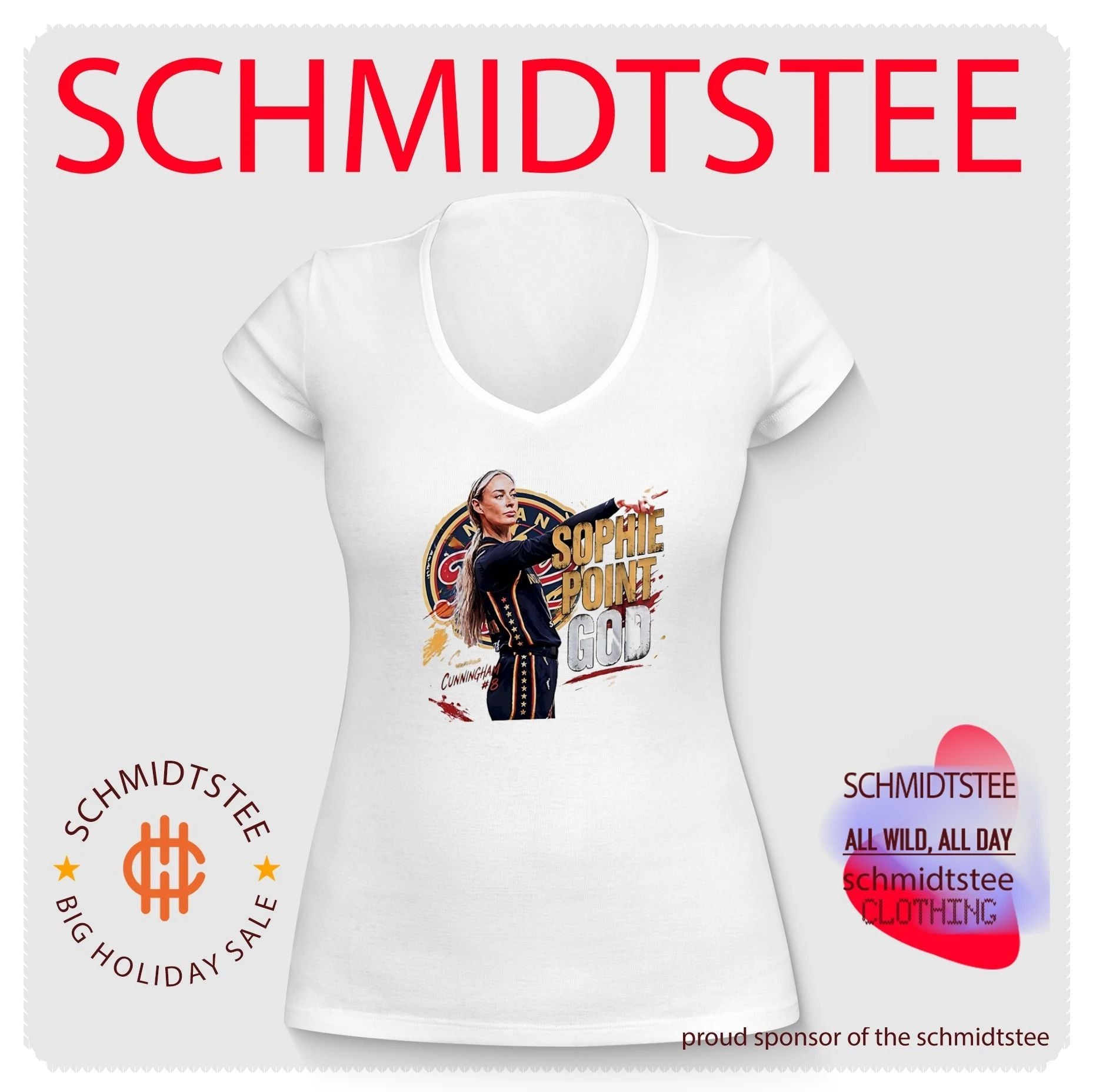Point God Sophie Cunningham Indiana Fever WNBA graphic shirt