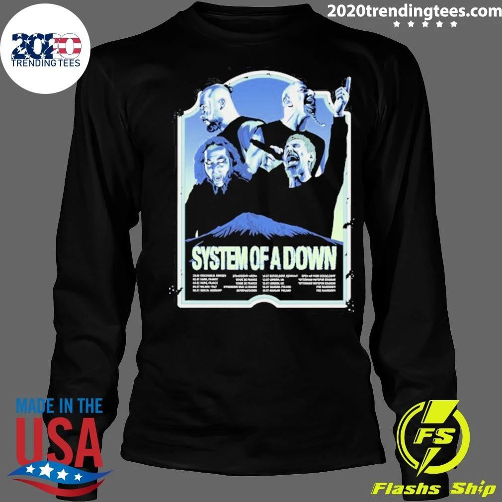 System Of A Down The European Tour 2026 Shirt