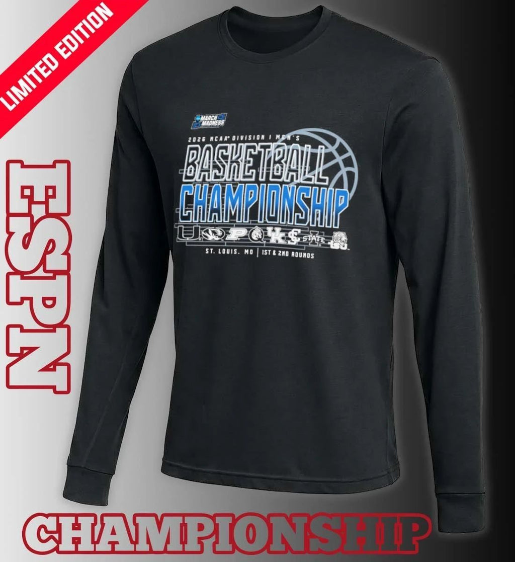 1st, 2nd Rounds 2026 NCAA DI Men’s Basketball Championship – St. Louis, MO Shirt