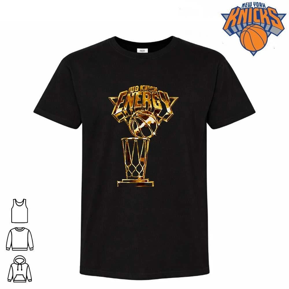 Gold Big Knick Energy Trophy Basketball Championship Shirt