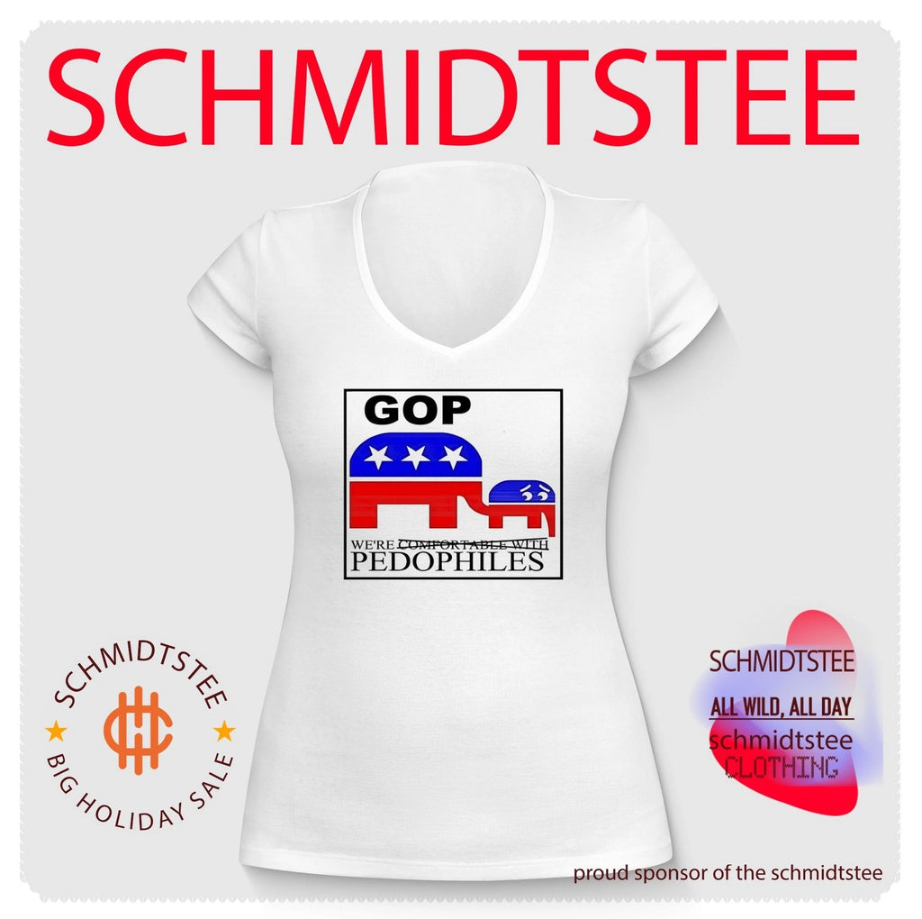 We’re not comfortable with pedophiles GOP Republican Party logo shirt