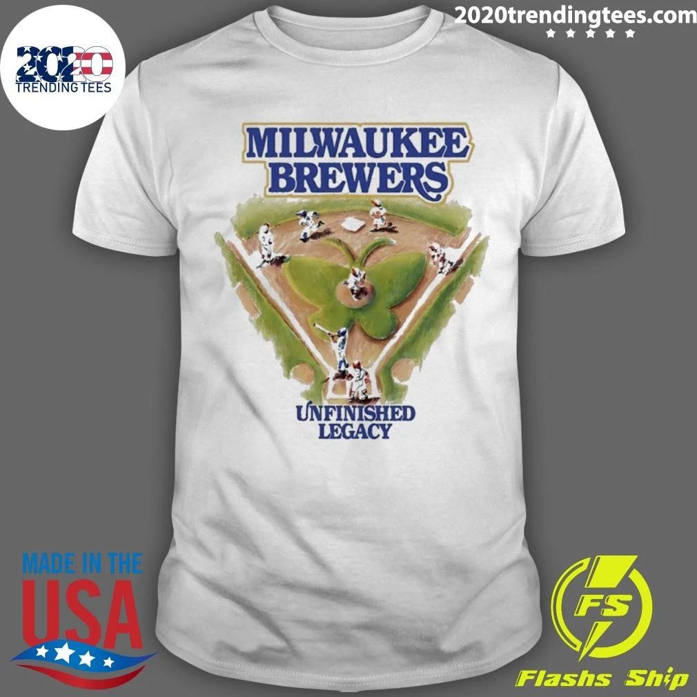 Milwaukee Brewers Unfinished Legacy Baseball Field Shirt