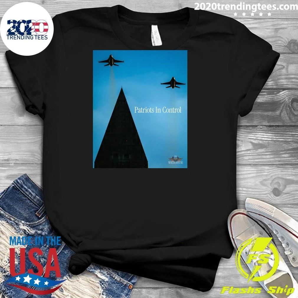 Patriots In Control USA 250th Anniversary Fighter Jet Patriotic Poster Shirt