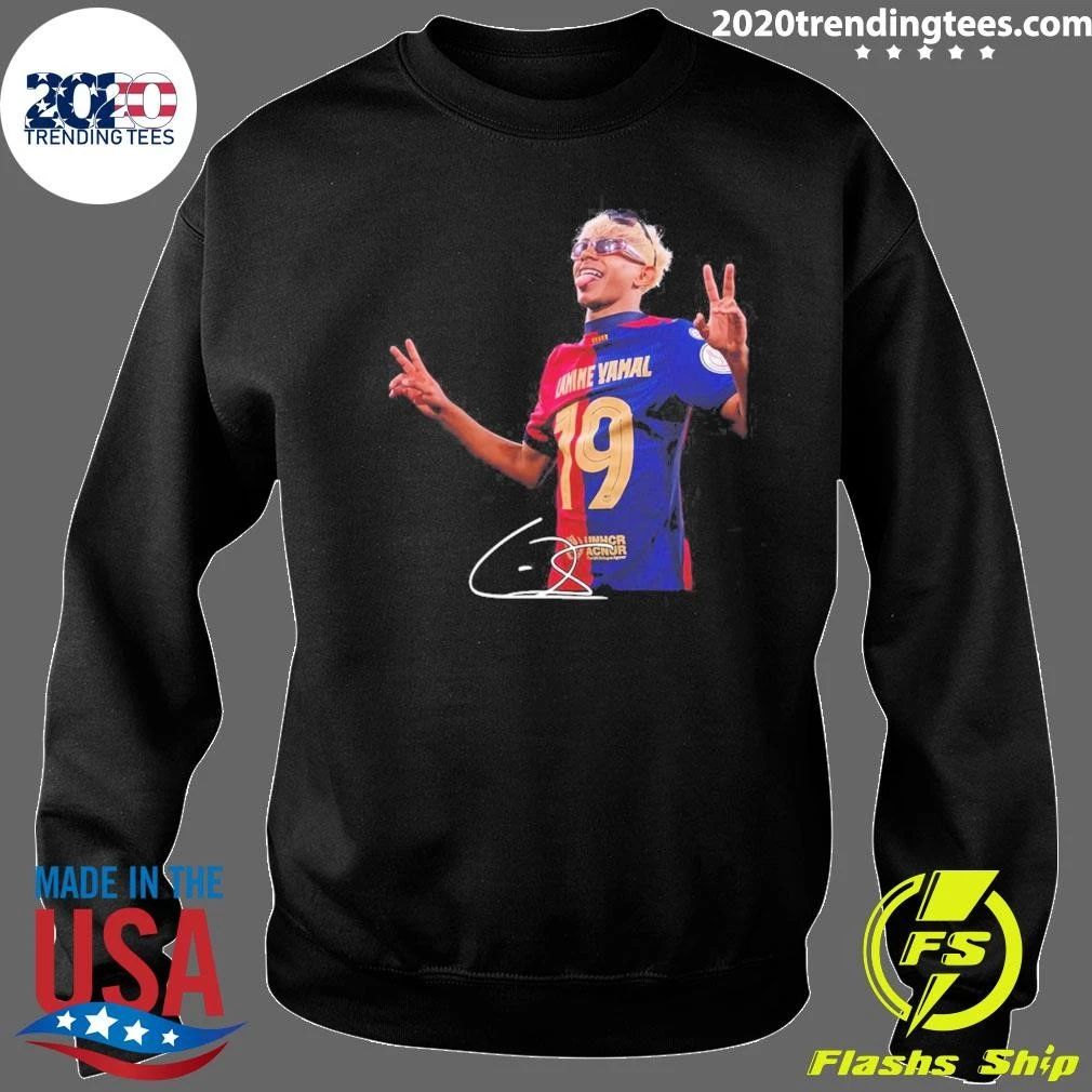 Football Player Lamine Yamal Signature Shirt
