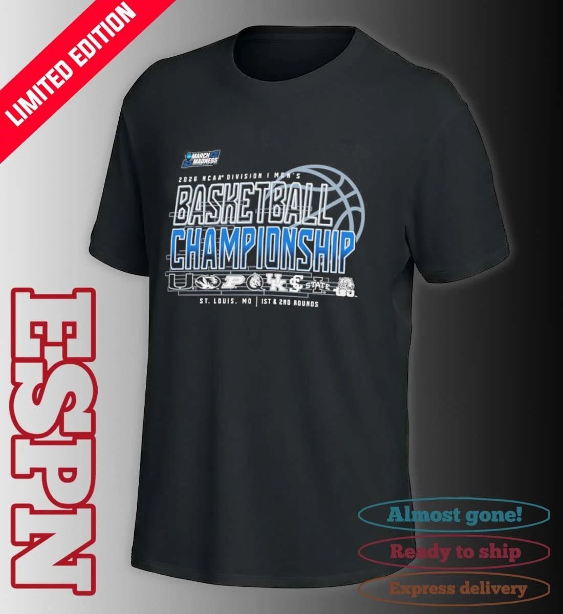 1st, 2nd Rounds 2026 NCAA DI Men’s Basketball Championship – St. Louis, MO Shirt