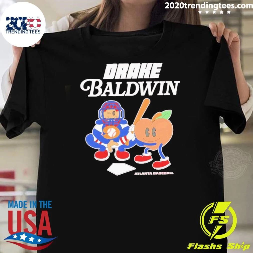 Drake Baldwin Atlanta Braves Mlb Animated Players Shirt