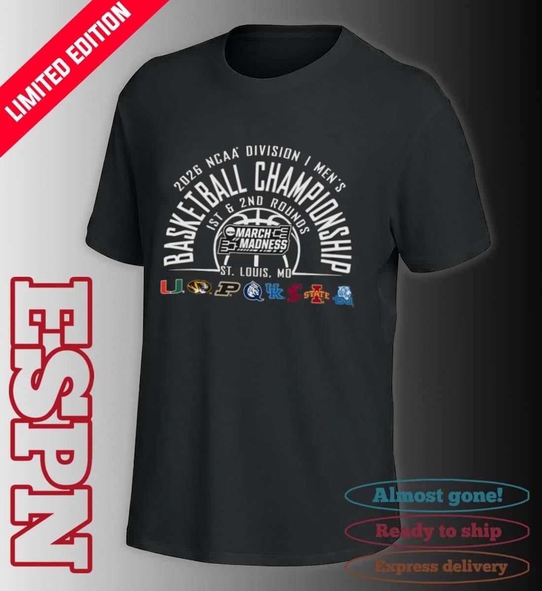 St. Louis Regional 2026 NCAA DI Men’s Basketball Championship Shirt