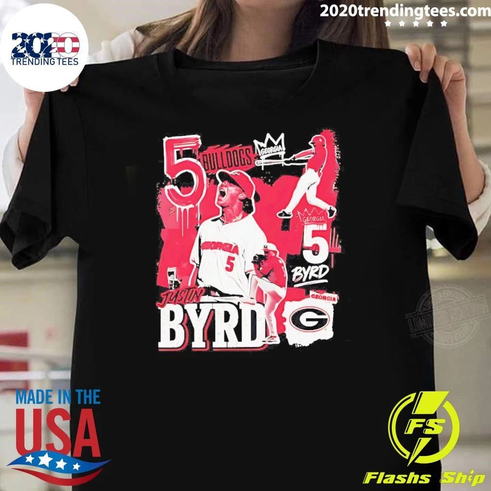 Georgia Bulldogs Justin Byrd Vintage Shirt