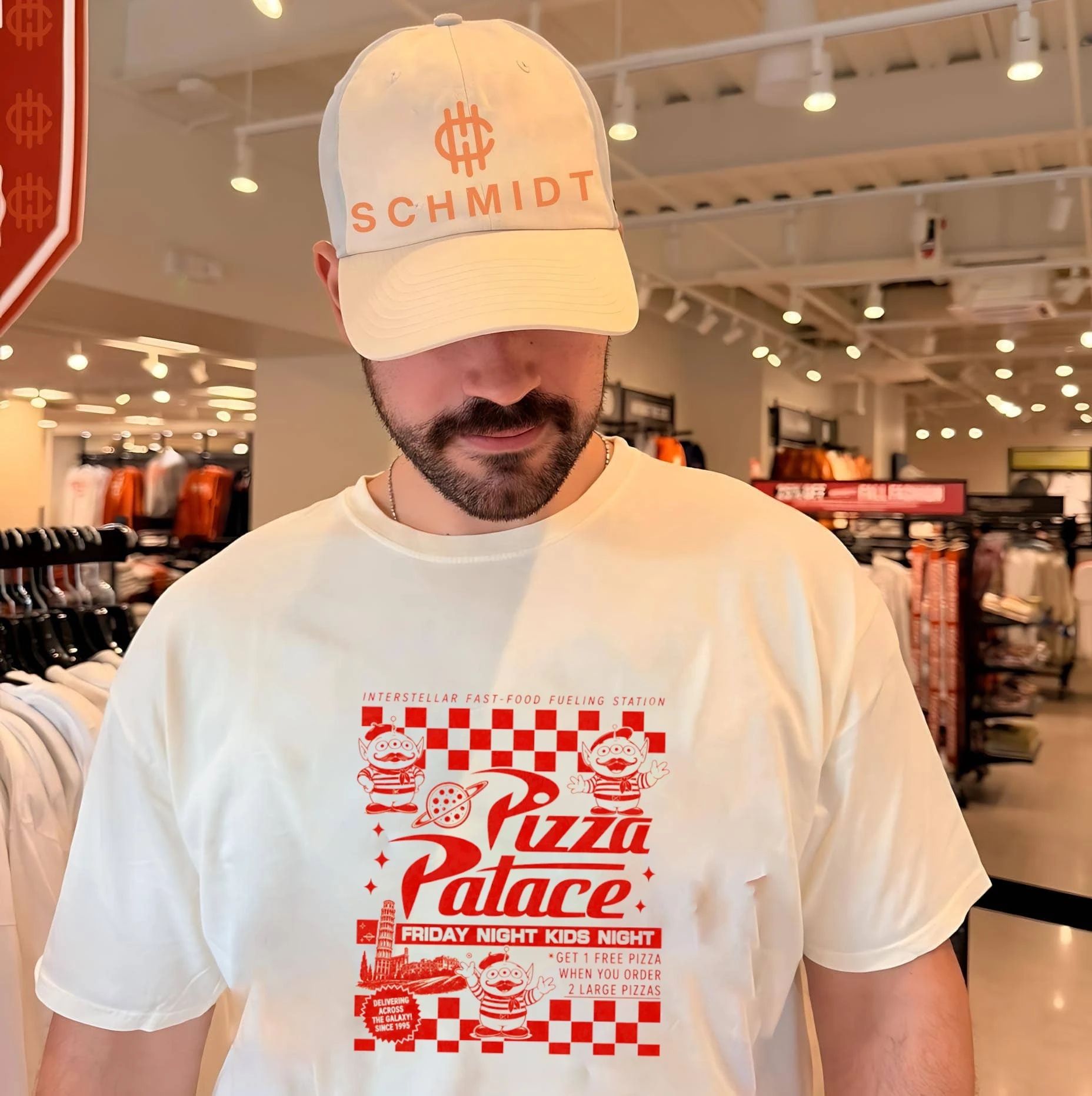 Pizza Palace Interstellar Fast-Food Fueling Station shirt