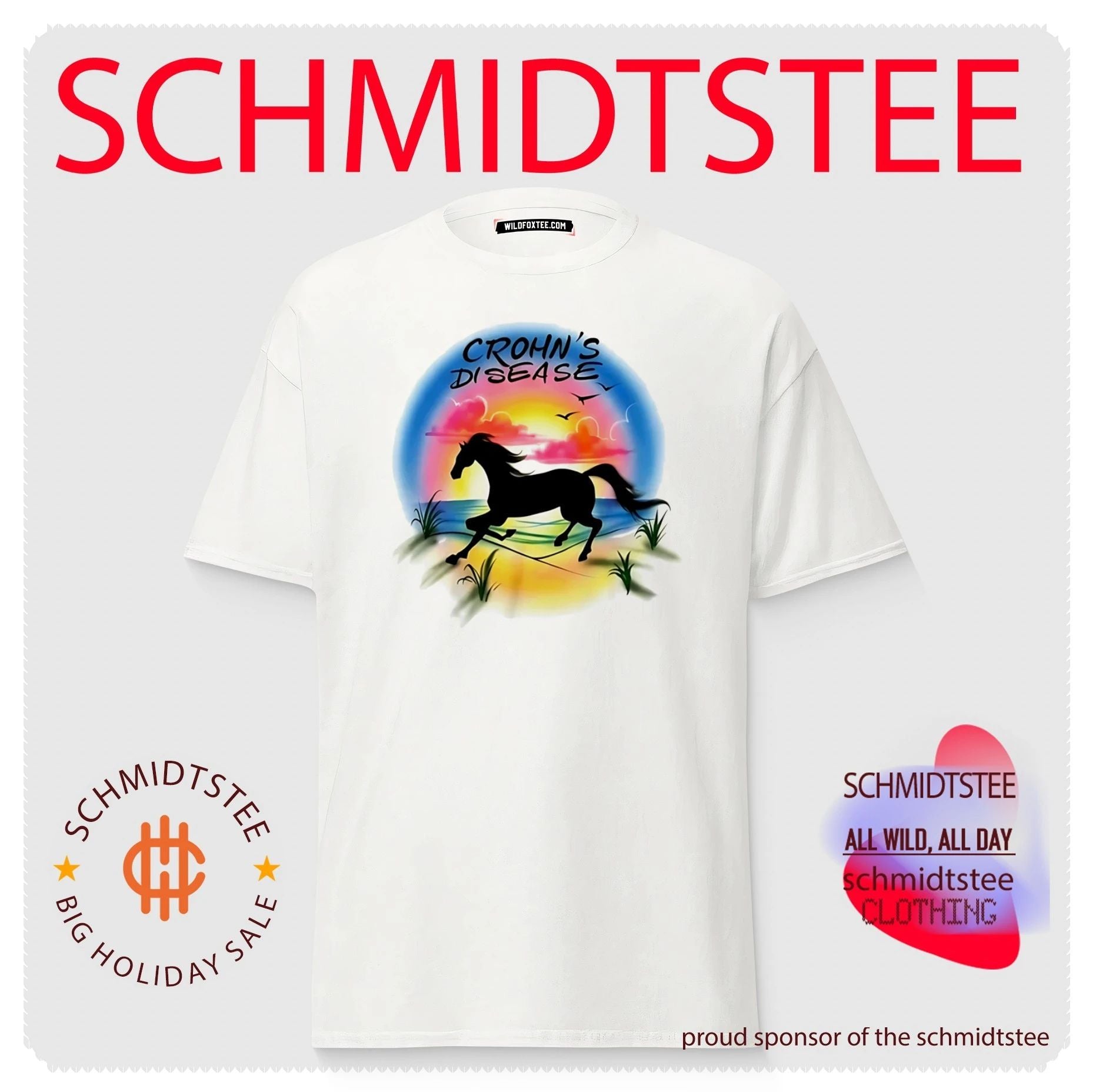 Crohn’s Disease Horse Shirt