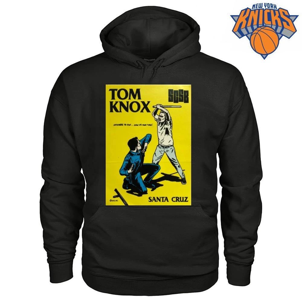 Tom Knox Santa Cruz Skateboard Vintage Comic Book Art Nowhere To Run Now Its Your Turn Pop Art Retro Skate Merch Shirt