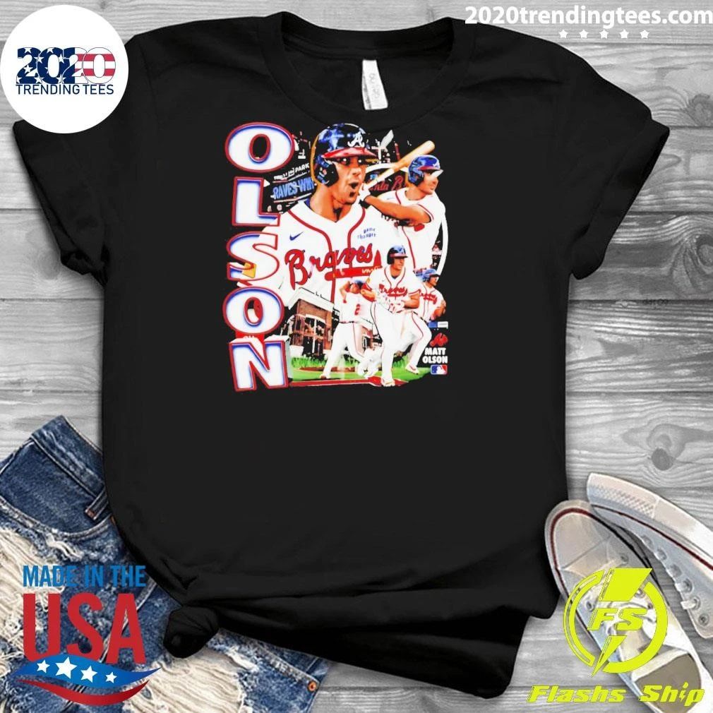 Matt Olson Atlanta Braves Player Collage Shirt