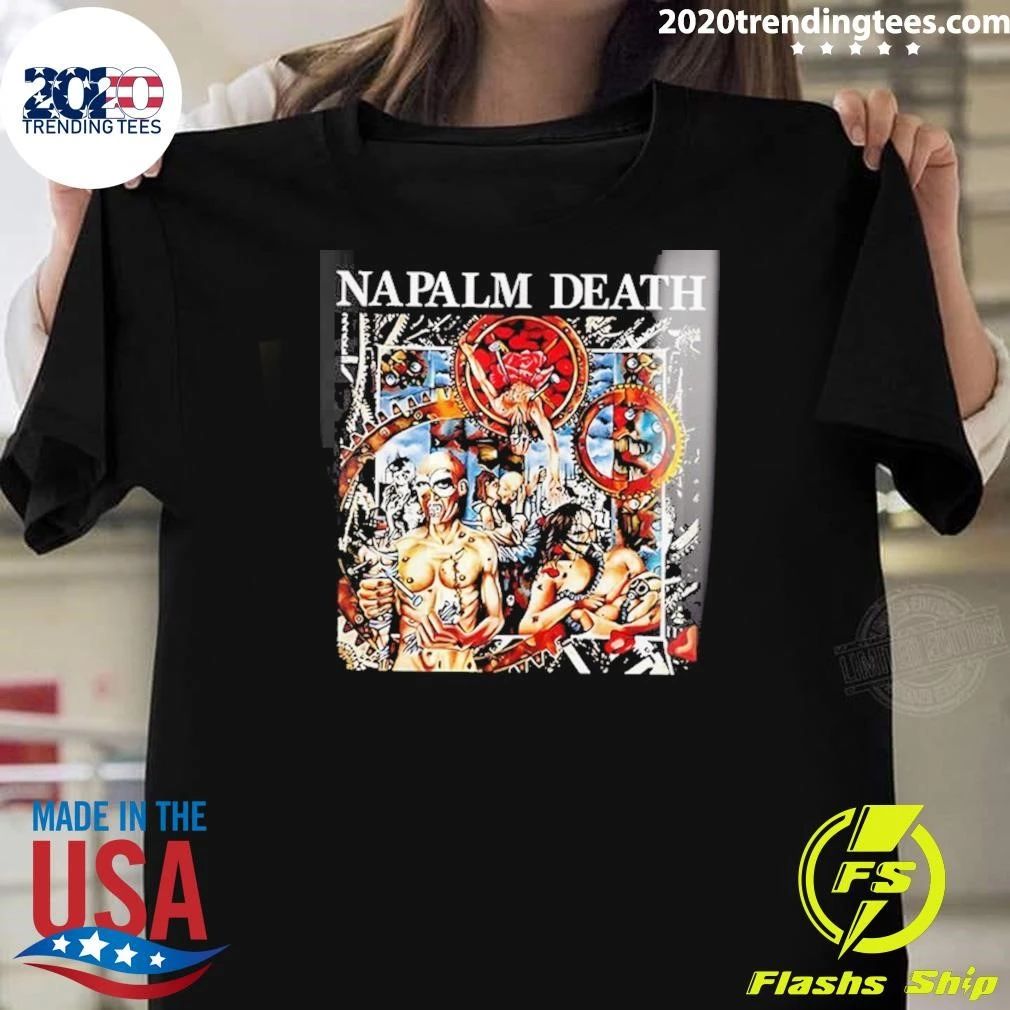 Napalm Death campaign for musical destruction Europe 1992 Shirt
